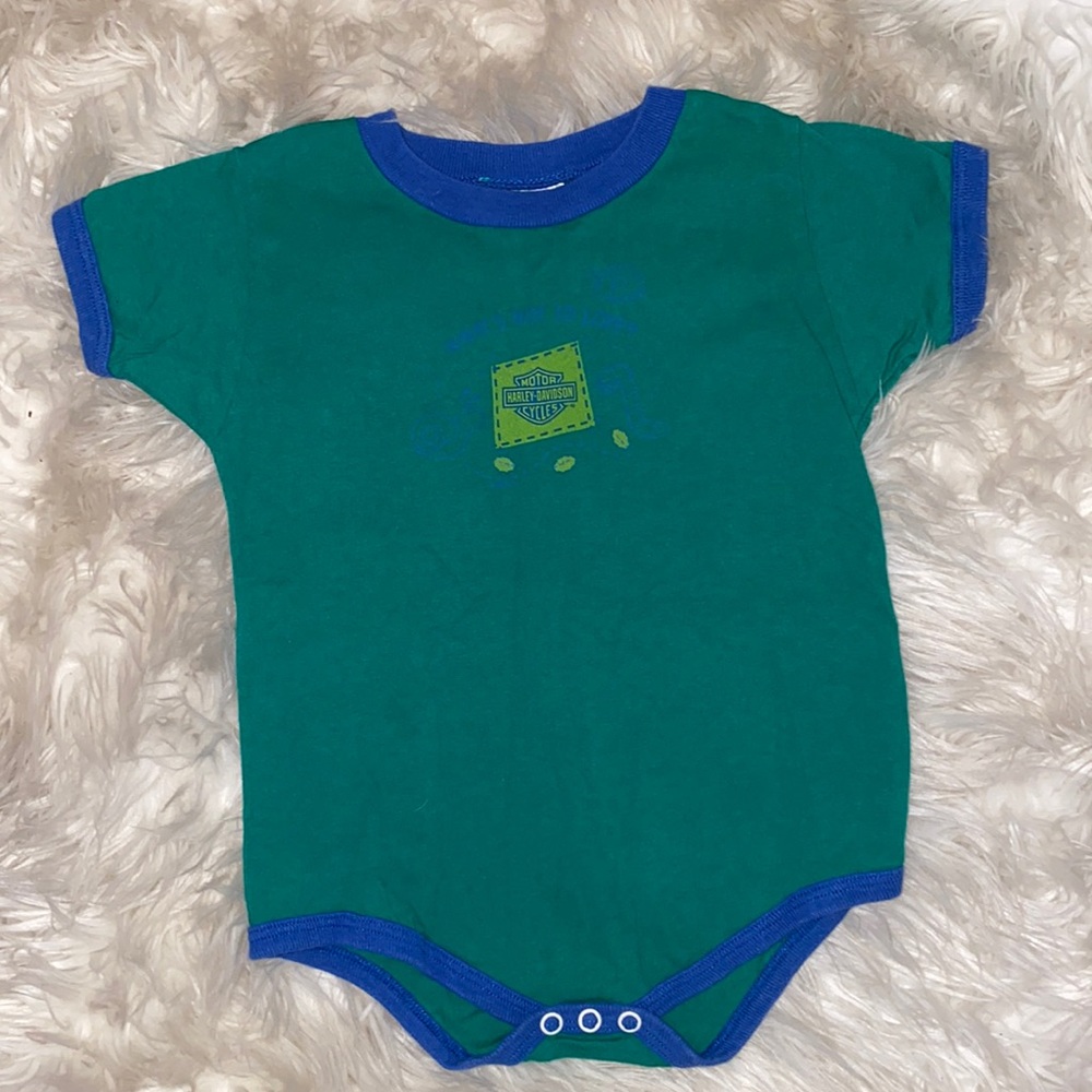 Harley Davidson baby onesie